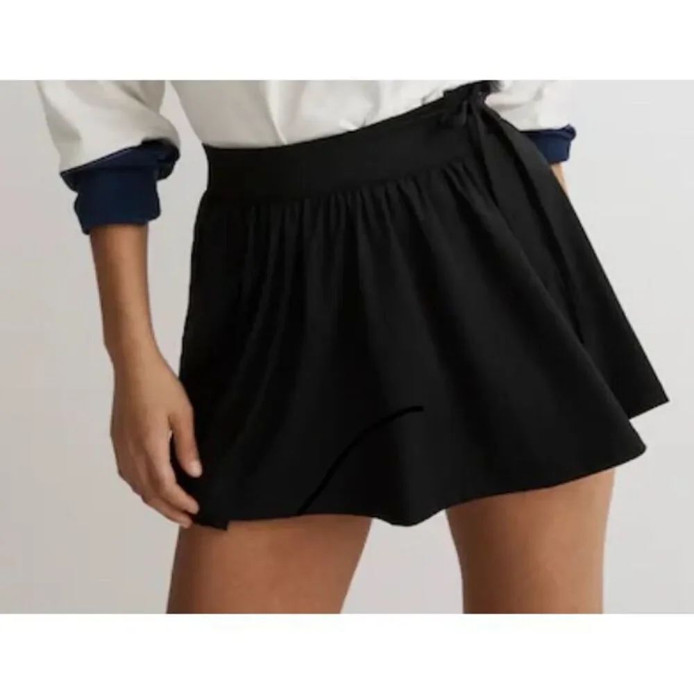 Madewell MWL Black Active Tennis Skort XXS Athleisure Mini Skirt